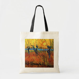 Bolsa Tote Vincent Van Gogh - Salgueiros Ao Pôr-do-Sol Arte F