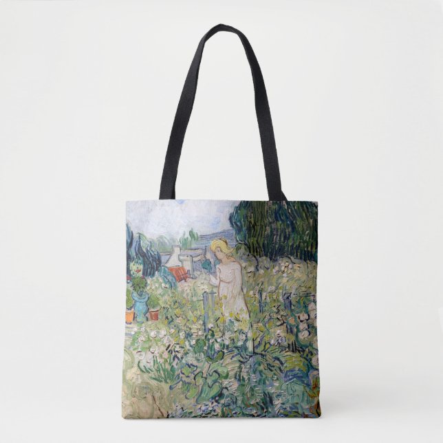 Bolsa Tote Vincent van Gogh - Srta. Gachet em seu jardim (Frente)