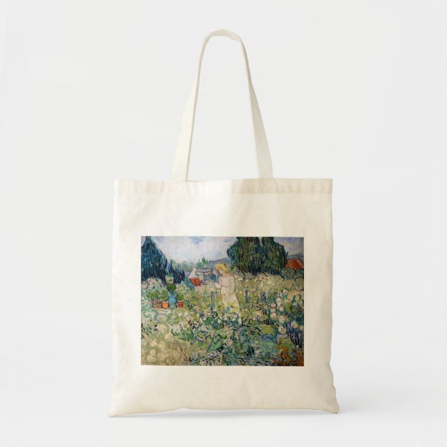 Bolsa Tote Vincent van Gogh - Srta. Gachet em seu jardim (Frente)