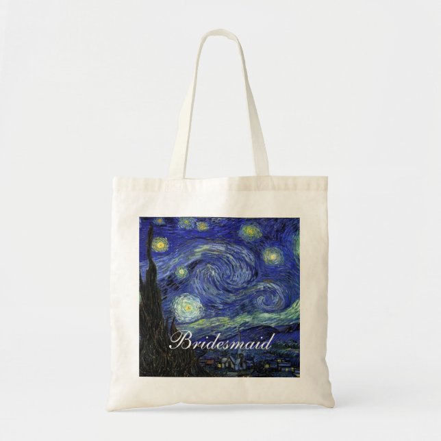 Bolsa Tote Vincent van Gogh, Starry Night (Frente)