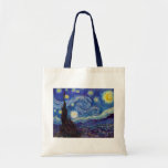 Bolsa Tote VINCENT VAN GOGH - Starry night 1889<br><div class="desc">VINCENT VAN GOGH - Starry night 1889Oil on canvas</div>