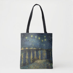 Bolsa Tote Vincent van Gogh   Starry Night Over the Rhone