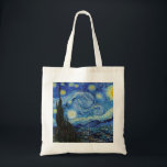 Bolsa Tote Vincent Van Gogh Starry Night Vintage Fine Art<br><div class="desc">Vincent Van Gogh Starry Night Vintage Fine Art Tote Bag</div>