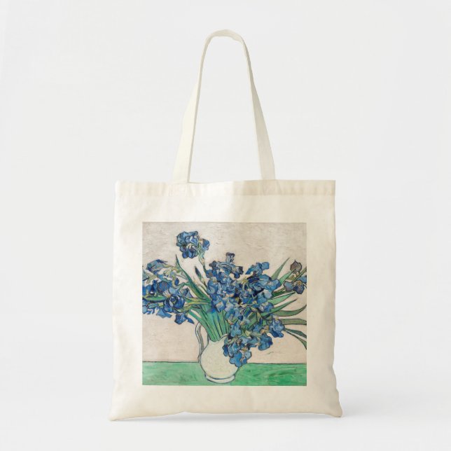 Bolsa Tote Vincent Van Gogh. Subida. Impressionismo floral (Frente)