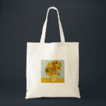 Bolsa Tote Vincent Van Gogh Sunflower<br><div class="desc">Esta pintura de girassóis faz parte do segundo conjunto de lindas pinturas impressionistas de girassol de Van Gogh,  que ele criou em 1888.</div>