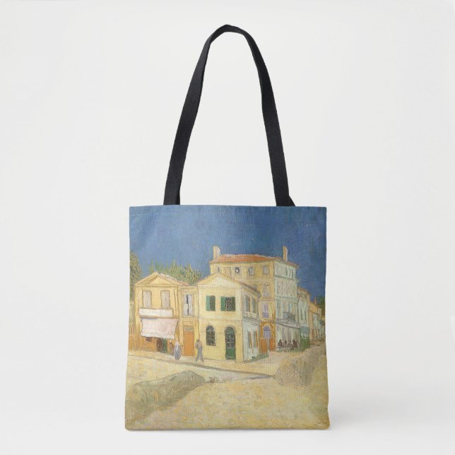 Bolsa Tote Vincent van Gogh - The Yellow House (The Street) (Frente)
