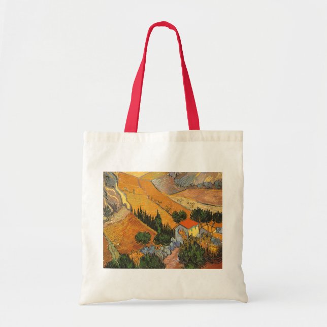 Bolsa Tote Vincent van Gogh - Vale com Lavrador (Frente)