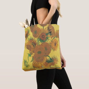 Bolsa Tote Vincent van Gogh - Vase com Quinze Girassóis