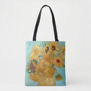 Bolsa Tote Vincent Van Gogh - Vaso com Doze Girassóis
