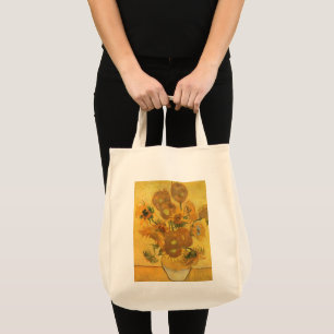 Bolsa Tote Vincent van Gogh - Vaso com Quinze Girassóis