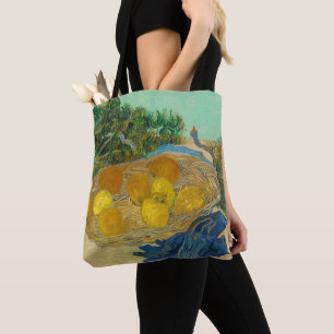 Bolsa Tote Vincent Van Gogh Vida Estática de Laranjas e Lim