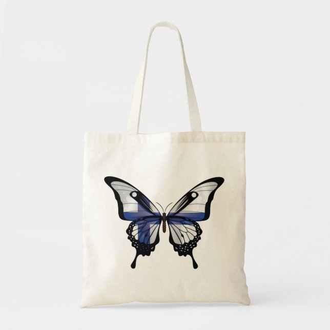 Bolsa Tote Vinheta Indicadora da Borboleta (Frente)