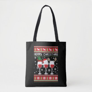 Bolsa Tote Vinho de Natal