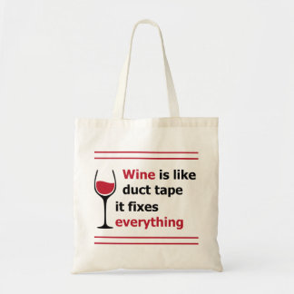 Bolsa Tote Vinho é como fita adesiva, ele conserta tudo