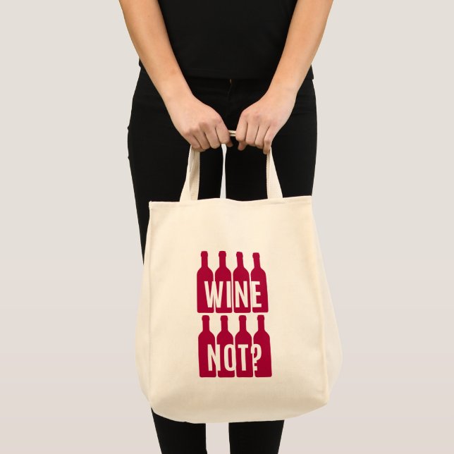 Bolsa Tote Vinho não (Frente (produto))