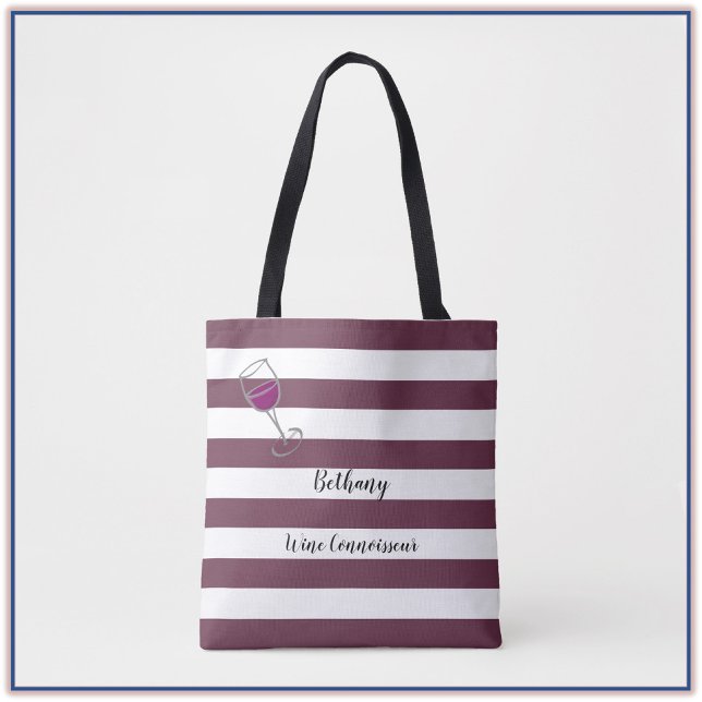 Bolsa Tote Vinho Roxo Chic (Criador carregado)