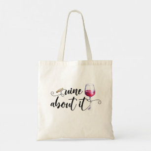 Bolsa Tote Vinho sobre isso