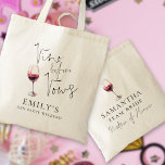 Bolsa Tote Vino Antes de Vows Matão de Honra do Partido Hen<br><div class="desc">Vino Antes de Vows Matron of Honor Name no fim de semana do partido Hen. Vino antes que Vows na frente e Matron of Honor na parte de trás estão em um roteiro elegante definido - outras funções também estão disponíveis nesta coleção. O resto do texto que você pode personalizar...</div>