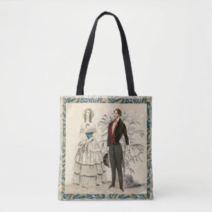 Bolsa Tote Vintage 1844 casamento de Casamento Vitoriano