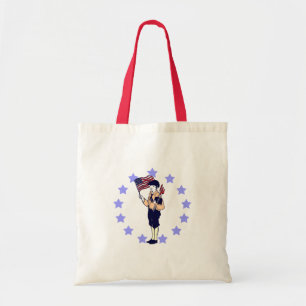 Bolsa Tote Vintage 4° de julho de Arte Patriótica
