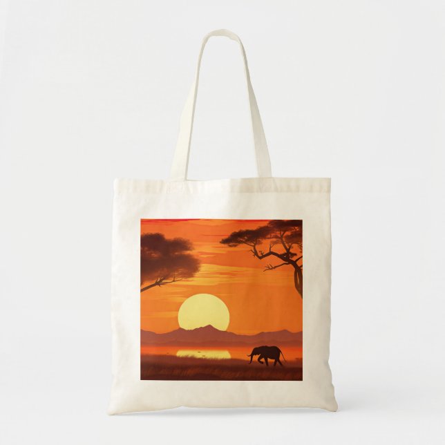 Bolsa Tote Vintage African Safari (Frente)