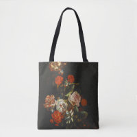Vintage Ainda Life with Flowers