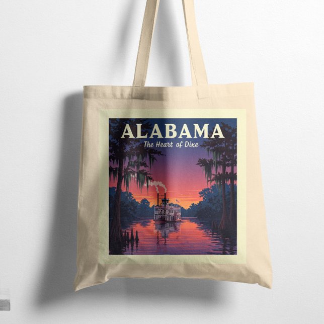 Bolsa Tote Vintage Alabama (Criador carregado)