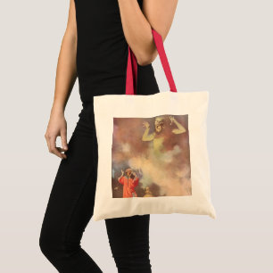 Bolsa Tote Vintage Aladdin e os génios da lâmpada, Godwin