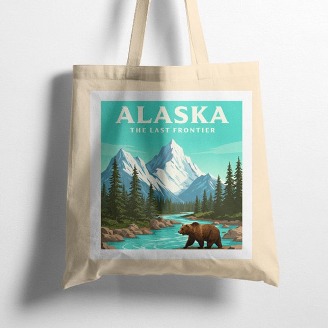 Bolsa Tote Vintage Alaska (Criador carregado)