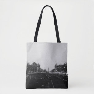 Bolsa Tote Vintage Alemanha Berlim A Rua 17 de junho