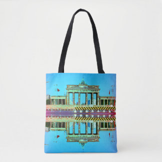 Bolsa Tote Vintage Alemanha Berlin Brandenburg Gate