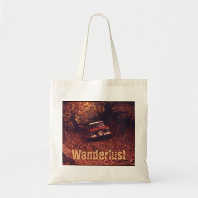 Bolsa Tote Vintage Americana Wanderlust (Frente)