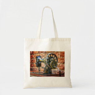 Bolsa Tote Vintage Antique Sewing Machine