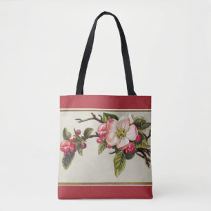 Bolsa Tote Vintage Apple Blossom Red