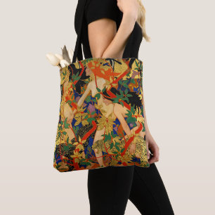 Bolsa Tote Vintage Art Deco, Diana e Suas Ninfas ou Caça