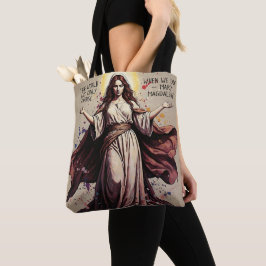 Bolsa Tote Vintage Art Mary Magdalene Quote