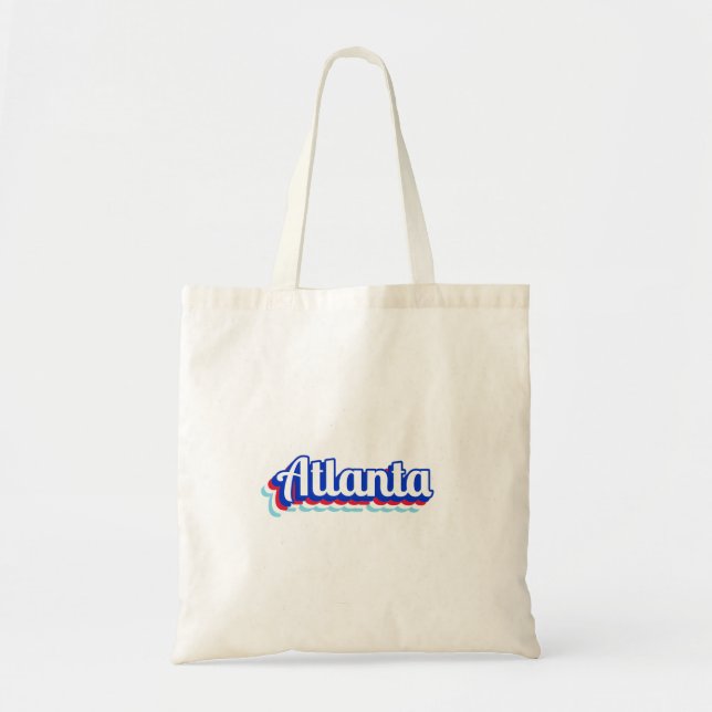 Bolsa Tote Vintage Atlanta (Frente)