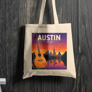 Bolsa Tote Vintage Austin Texas