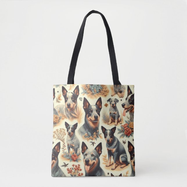 Bolsa Tote Vintage Australian Cattle Seless (Frente)