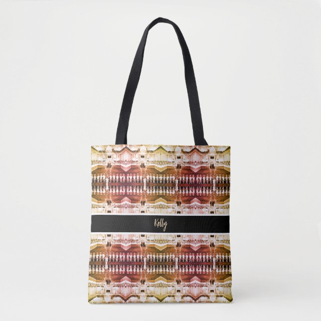 Bolsa Tote Vintage Áustria Viena Courbette Espanhola (Frente)
