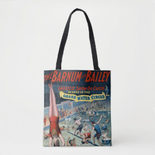 Bolsa Tote Vintage Barnum & Bailey Circus Poster