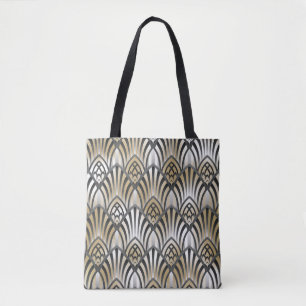 Bolsa Tote Vintage Barroco: Padrão Ornamental Sem Costura