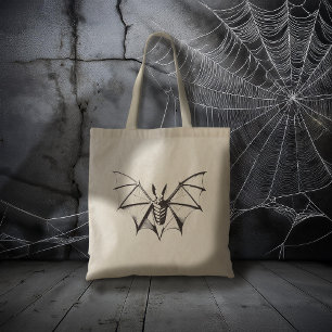Bolsa Tote Vintage Bat Halloween