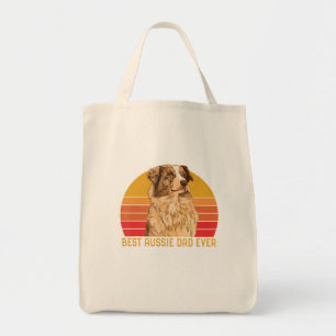 Bolsa Tote Vintage Best Aussie Pai Ever Papa Australiano Shep