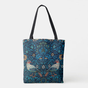 Bolsa Tote Vintage Blue Birds por William Morris
