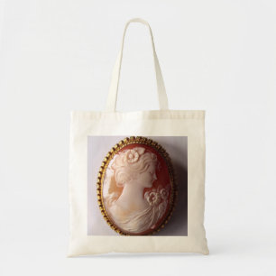 Bolsa Tote Vintage Cameo Women silhouette