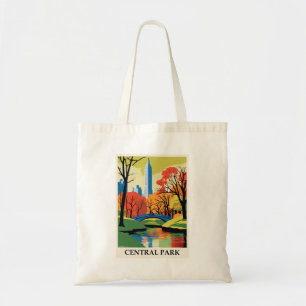 Bolsa Tote Vintage Central Park Nova Iorque Viagem