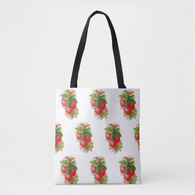 Bolsa Tote Vintage Cherries (Frente)