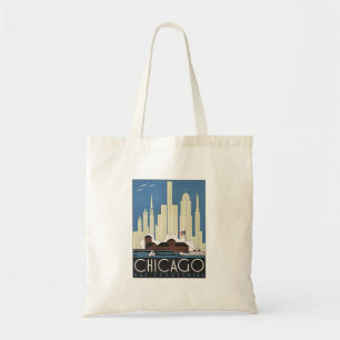 Bolsa Tote Vintage Chicago Illinois