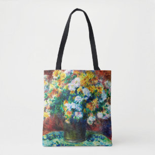 Bolsa Tote Vintage Chrysanthemums por Pierre-Auguste Renoir